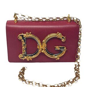 Dolce & Gabbana red DG crossbody